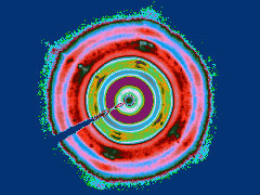 X-ray image of nanopore array