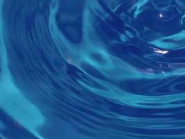 Capillary waves on water surface